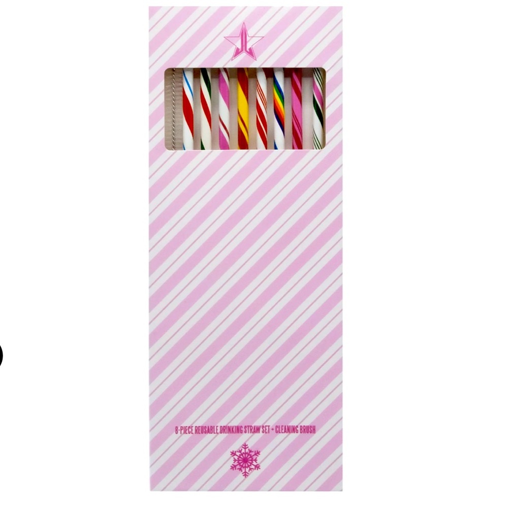 🍭 Candy style metal straws new never used 🍭